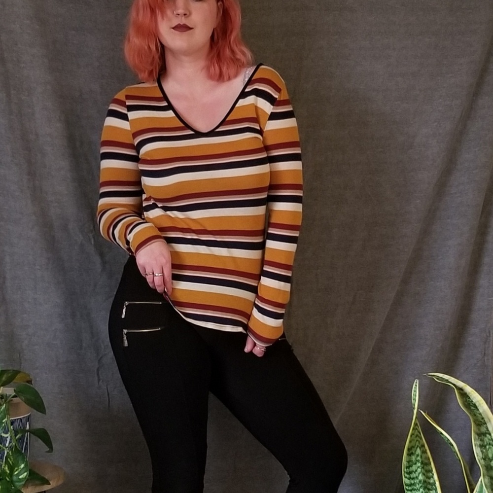 Stripped long sleeve